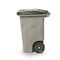 Toter Toter 48 Gal. Trash Can Graystone with Quiet Wheels and Lid ANA48 - alternate 6